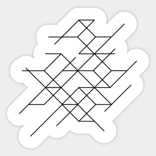 squares design Sticker